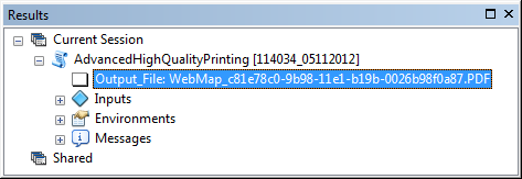 Das Dialogfeld "Ergebnisse" Das Dialogfeld "Ergebnisse"