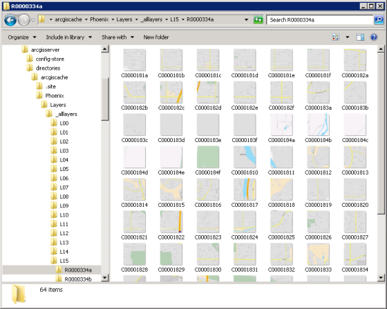 Anzeige des Server-Cache-Verzeichnisses in Windows Explorer Anzeige des Server-Cache-Verzeichnisses in Windows Explorer